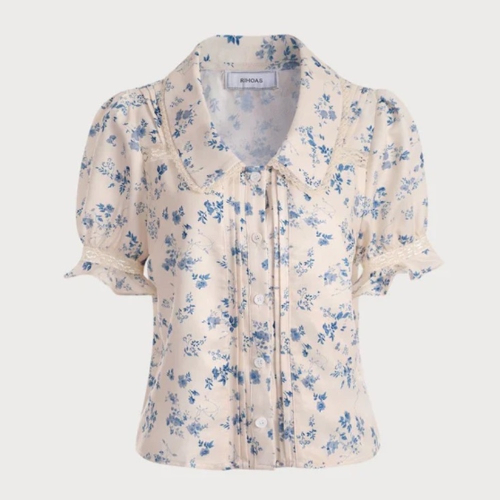 Rihoas Peter Pan Collar Blouse
